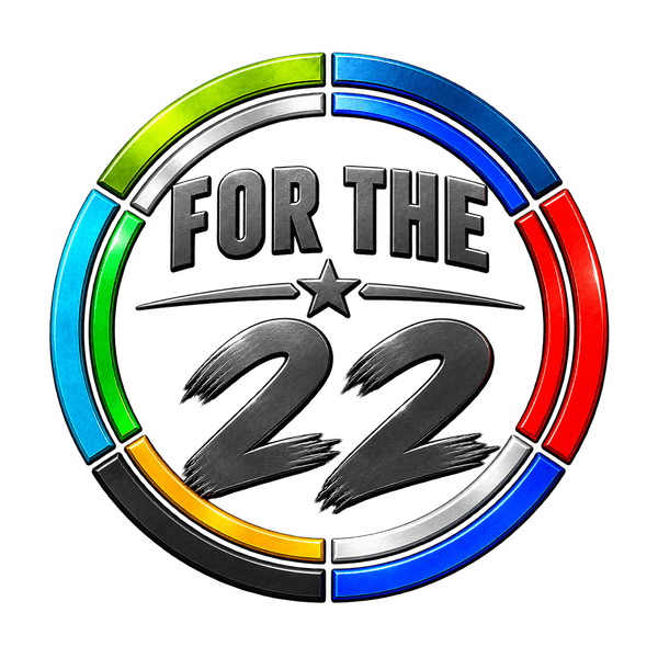 For The 22 logo mark